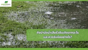 ถังบำบัดน้ำเสียรั่วซึมเกิดจากอะไร และควรรับมืออย่างไร?