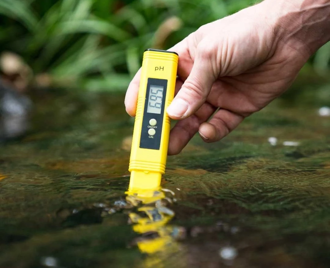 เครื่องมือน้ำทิ้งจากถังบำบัดน้ำเสียว่าสะอาดพอหรือไม่