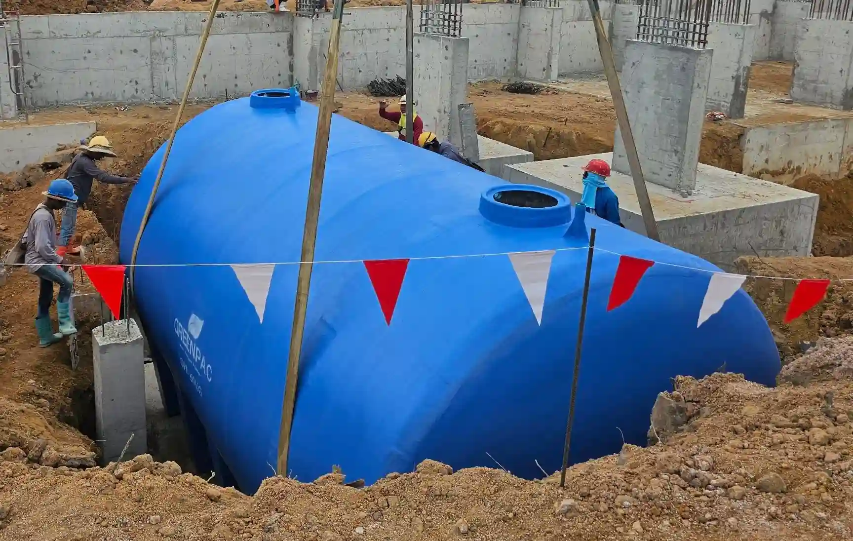 การเผื่อขยายระบบถังเก็บน้ำในอนาคต