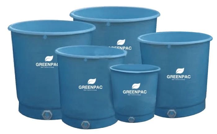 ถังเก็บน้ำทรงกรวยแก้ว