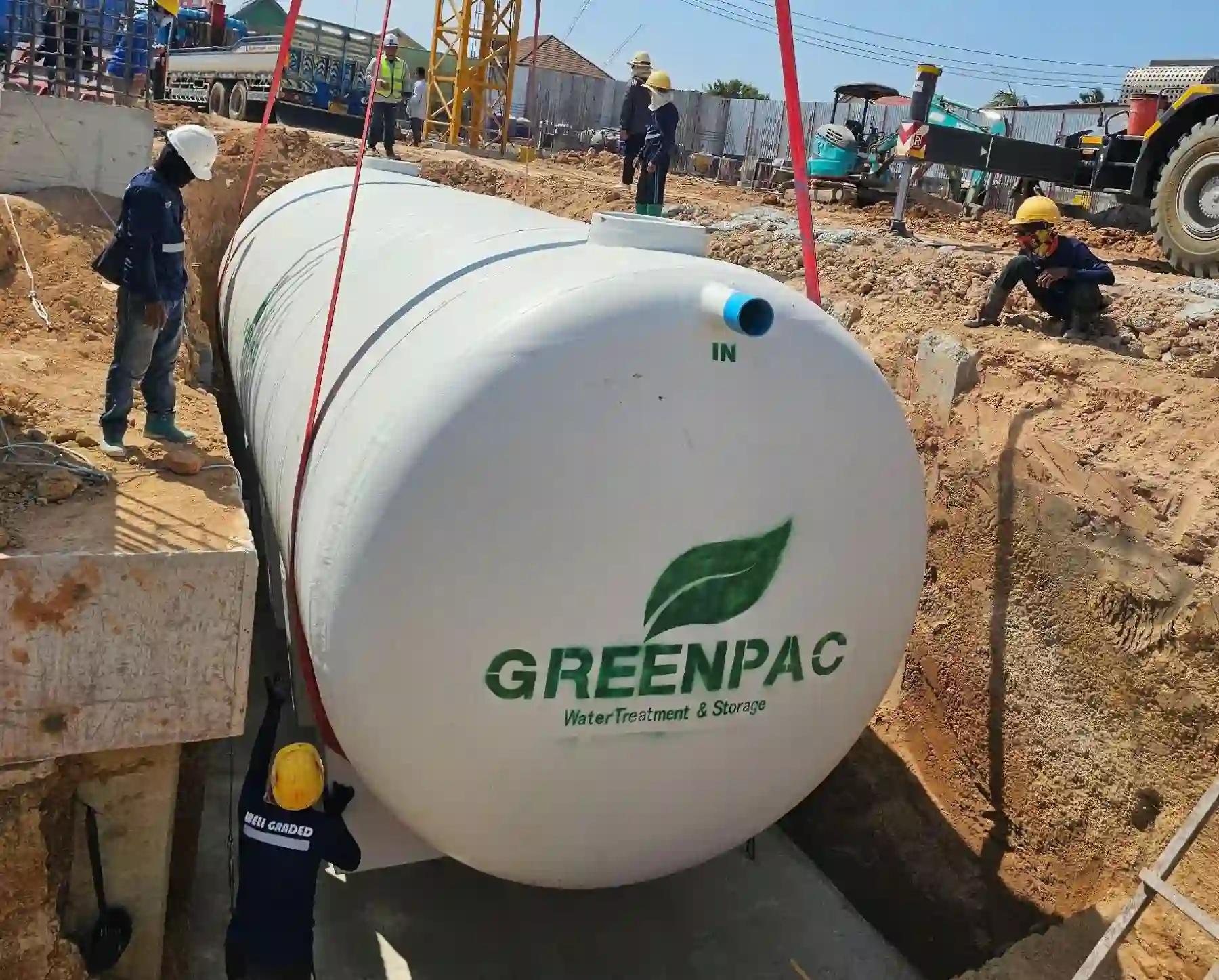 ถังบำบัดสำเร็จรูป สำหรับระบบบำบัดน้ำเสียในอาคารและที่อยู่อาศัย