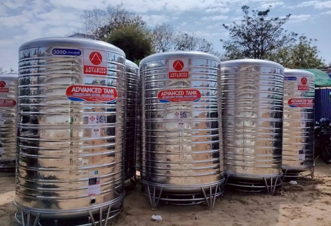 ถังเก็บน้ำสเตนเลส สำหรับเก็บน้ำสะอาดภายในบ้าน