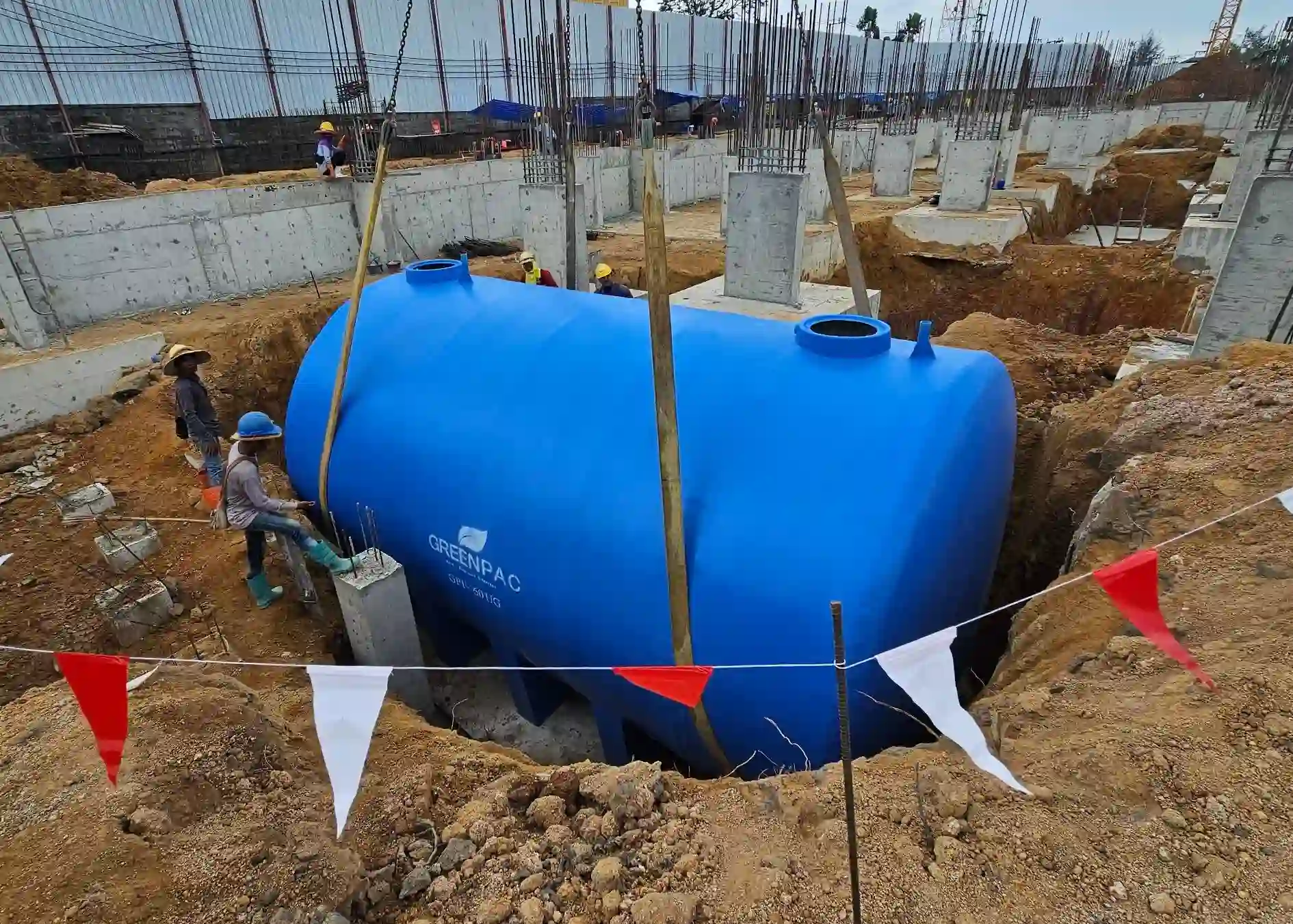 ถังเก็บน้ำ Greenpactank สำหรับโครงการคอนโดและอาคารสูง